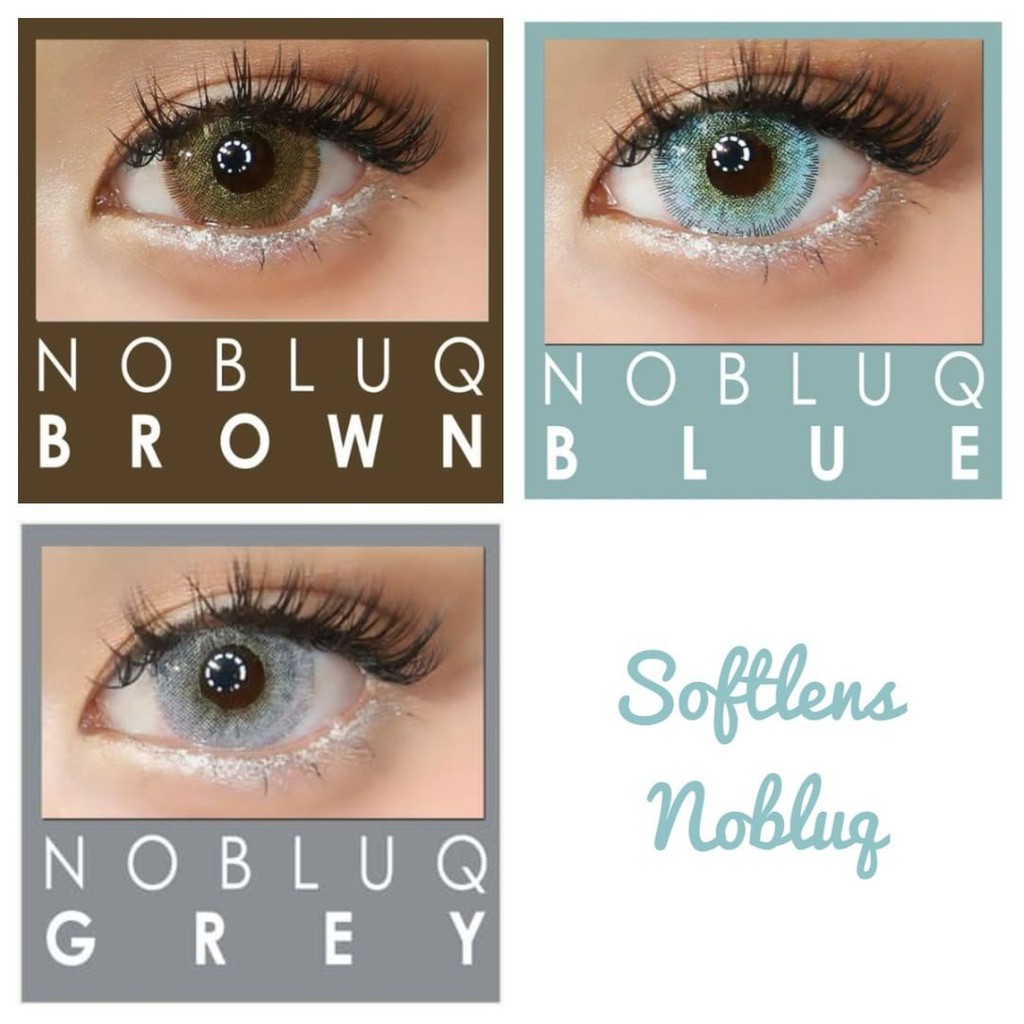 SOFTLENS NOBLUQ by URBAN FACTORY NORMAL 14.5MM GRATIS TEMPAT SOFLEN