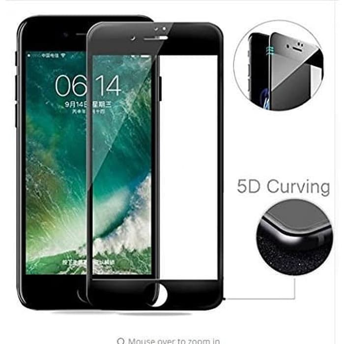 Tempered Glass 9H Full Cover For Iphone 5, 7, 7 Plus , 8 dan 8 Plus