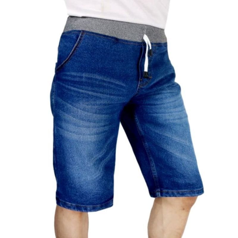CELANA JEANS PENDEK PRIA RIP STRETCH MELAR