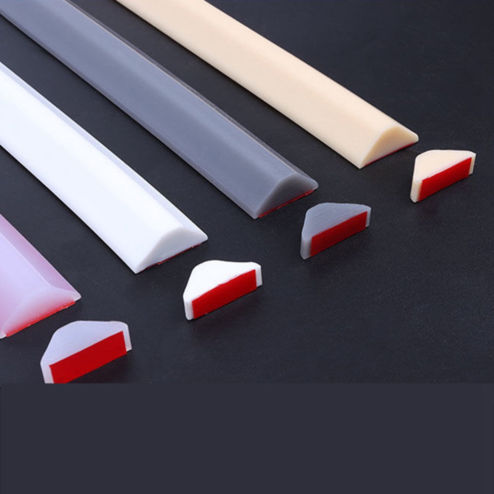 Lanfy Strip Penyegel Pintu Kamar Mandi Bahan Silikon Panjang 50 / 100cm