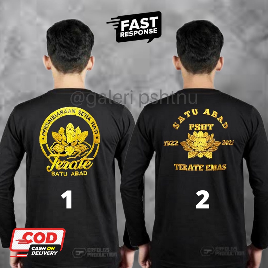 kaos psht lengan panjang - kaos psht lengan panjang bordir - kaos psht lengan panjang distro - kaos 