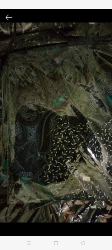 Batik Couple Keluarga Modern Sania Ruffle Ori Ndoro Jowi Dnt Motif Sakuarabiru