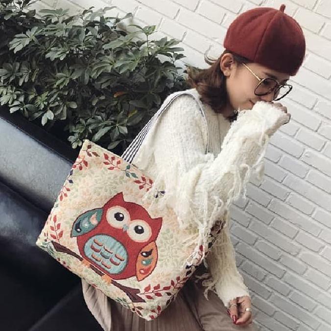 Tastotebag Kuliah Totebagwanita Kanvas Taswanitamurah Taskorea Tote Bag Wanita 9091YZ New Ysl Shopp