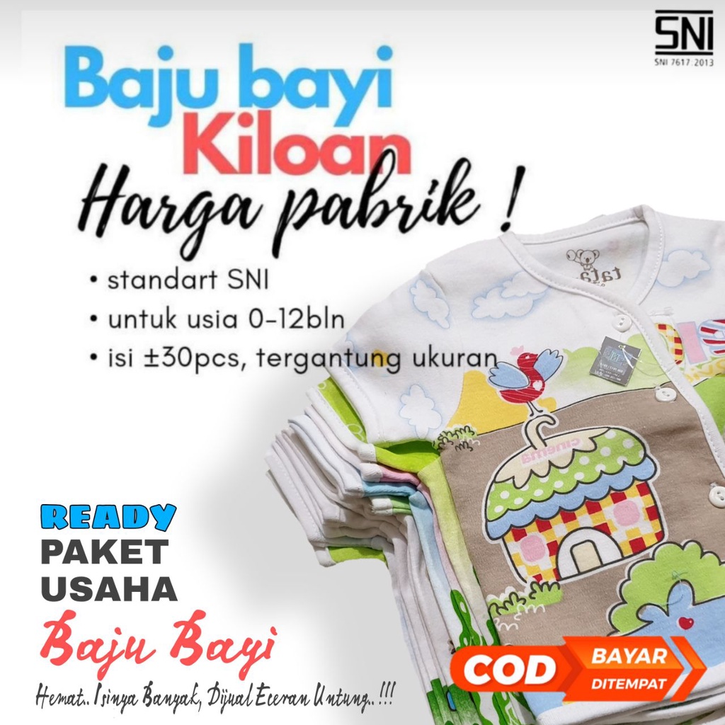 GROSIR Baju Bayi Kiloan Murah Berkualitas Langsung Pabrik Tokusen Fully Calmet Costly Tatami Babylon