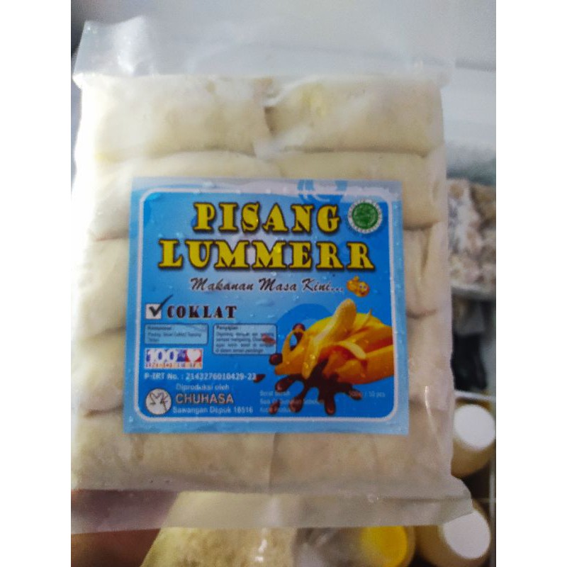 PISCOK LUMERR CHUHASA / PISANG COKLAT LUMER ISI 10 -- UKURAN LEBIH BESAR