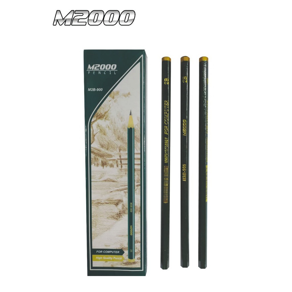 

M2000 Pencil / Pensil M2000 M2B-900 / 2B / 1 BOX 12 PCS MURAH