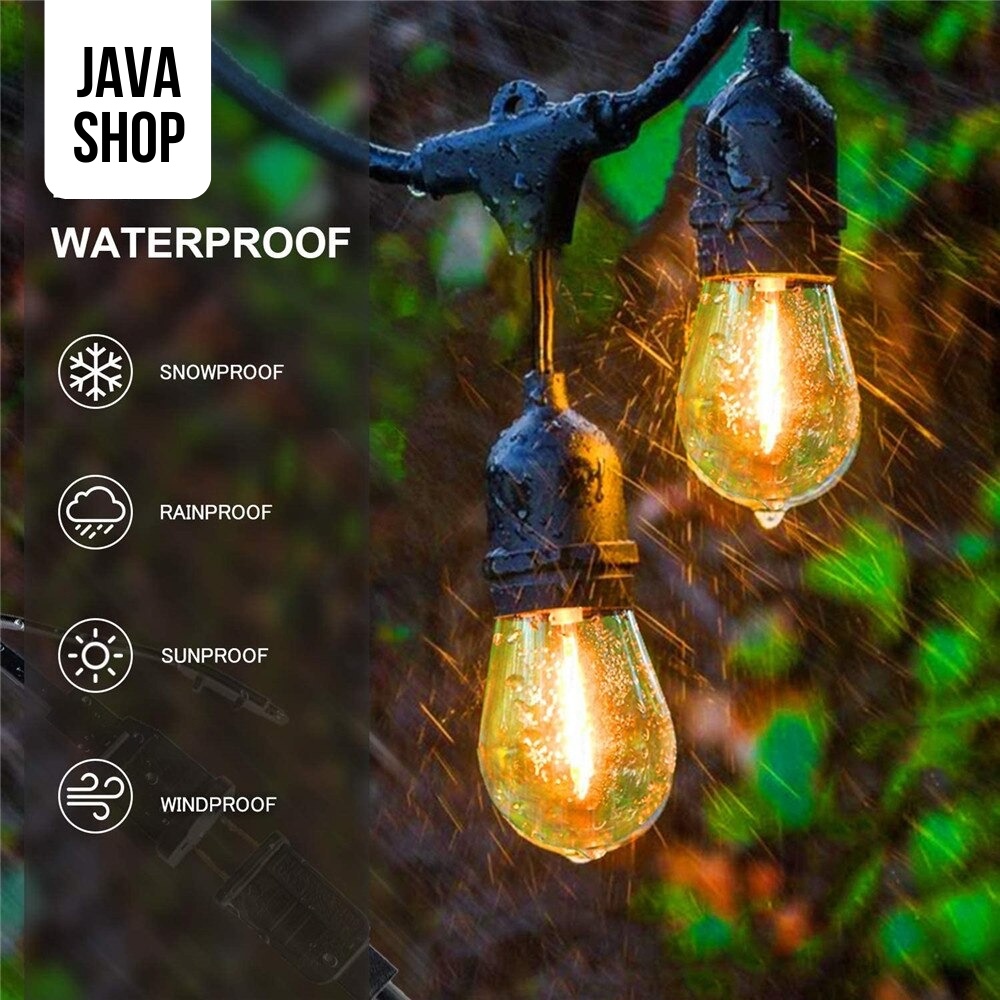 JAVASHOP Kabel Fitting Lampu Gantung Cafe Dekorasi Taman