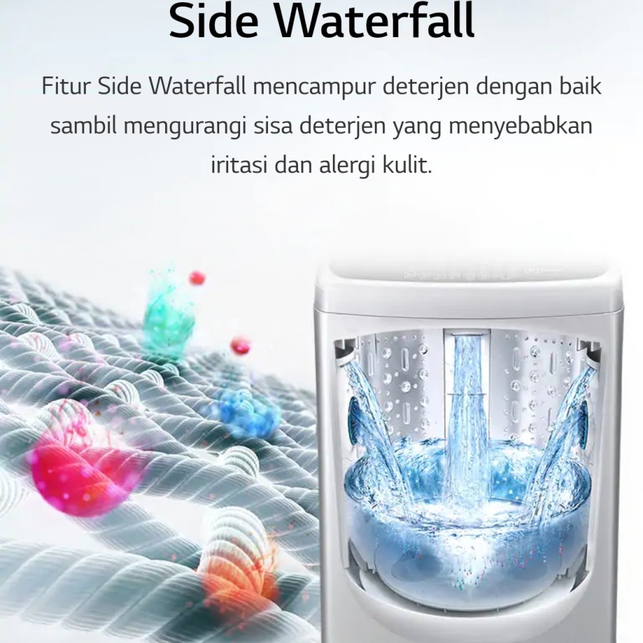 Mesin Cuci LG T2313VSAB / Top Loading LG 13KG Inverter
