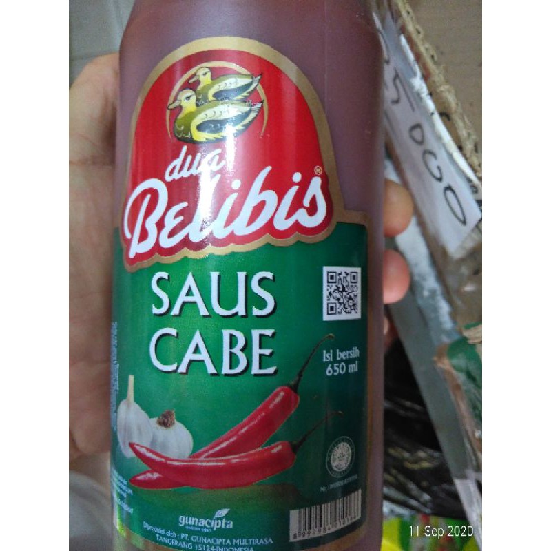 

Saus cabe belibis botol plastik 650ml
