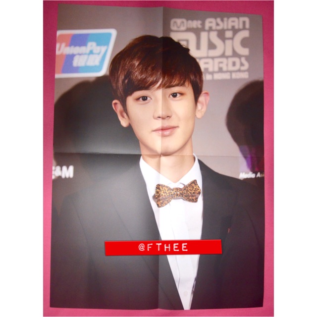 EXO CHANYEOL & KRIS POSTER [ORI From Fansite]