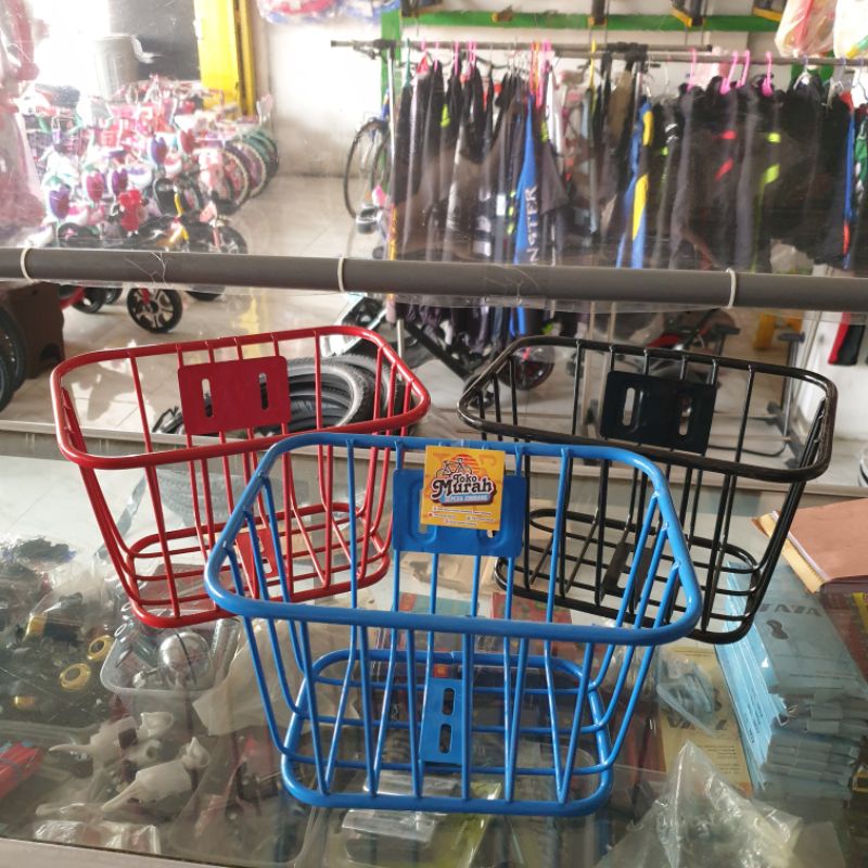 KERANJANG SEPEDA MINI 16 MINION MINITREK LIPAT ONTEL RAK DEPAN