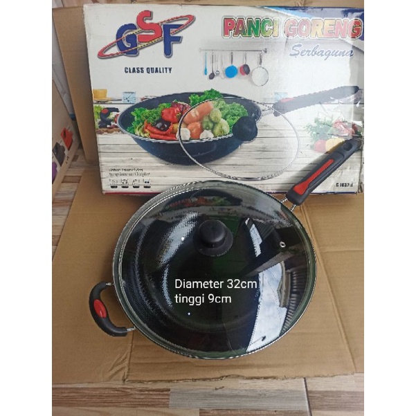 Panci Penggorengan Serbaguna GSF G 1032 K Diameter 32cm