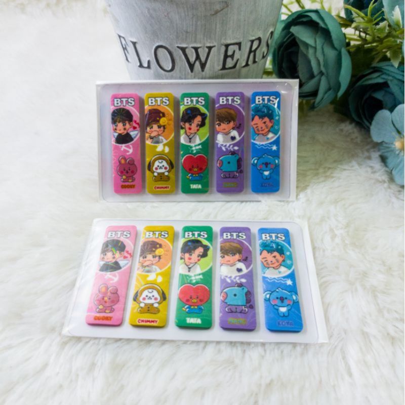 

PEMBATAS BUKU isi100pcs BOOKMARK PENANDA HALAMAN STIKER BUKU