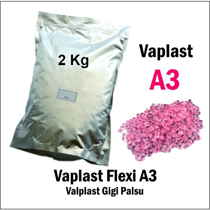 Pharmadent - Bahan Valplast Gigi Flexi Warna Vaplast Valplast/flexi A3
