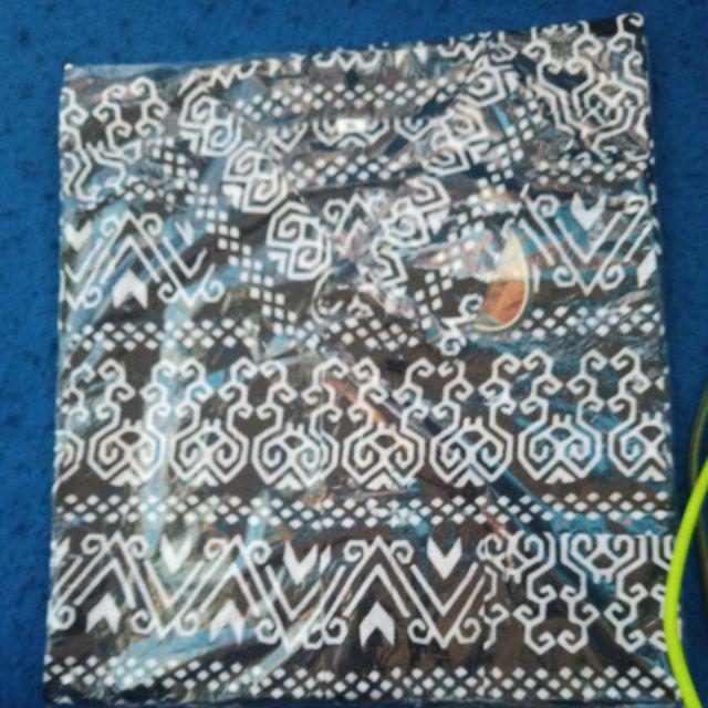 Kemeja Batik Fashion Motif Monocrome Semut Lengan Pendek