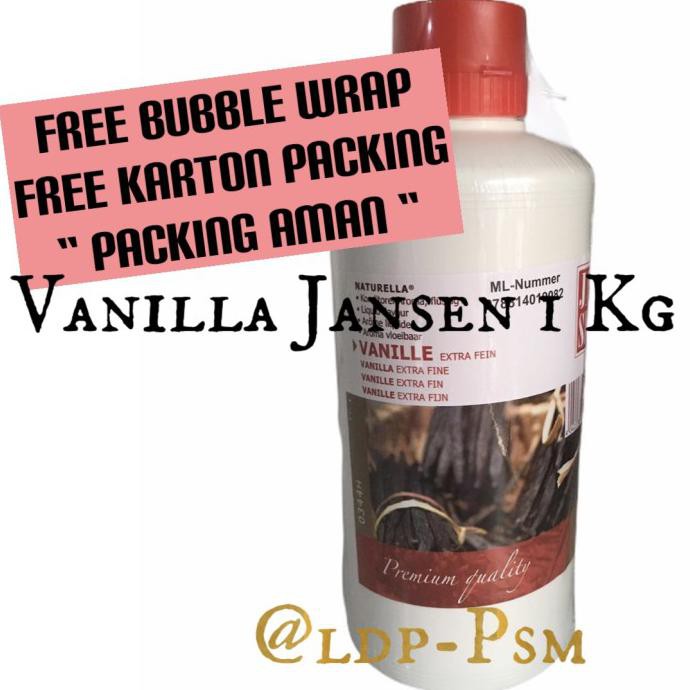 

(BISA COD) vanilla extract jansen 1 kg - vanilla essence