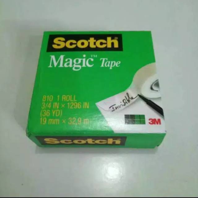 

Isolasi Scotch Magic tape 810 3M