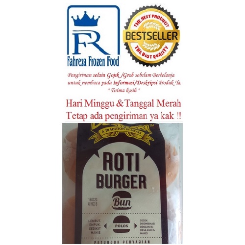 

Bernardi Roti Burger Premium Polos Isi 6 Harga Hemat