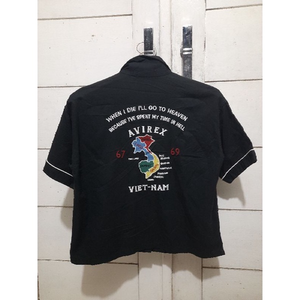 kemeja vintage avirex