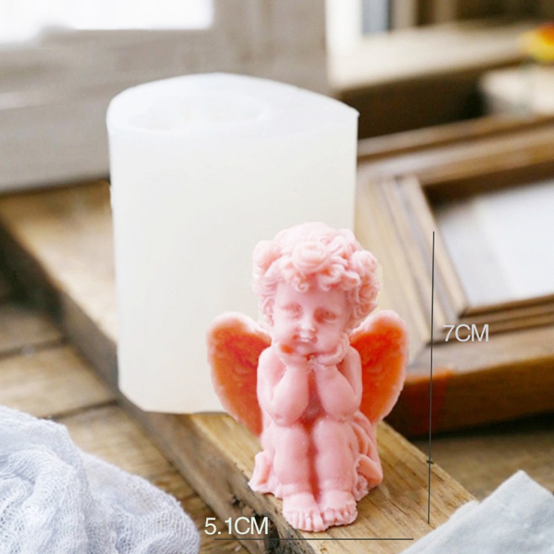 SIY  Angel Baby Silicone Molds Cake Decorating Tool Chocolate Candy Moulds Making Molds for Wedding Birthday Easter Christian