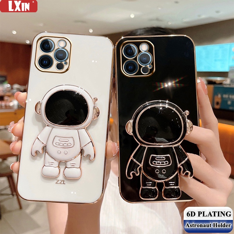 Soft Case Karet Desain Astronot Untuk Iphone 6 6s 6Plus 7 8 Plus 6D