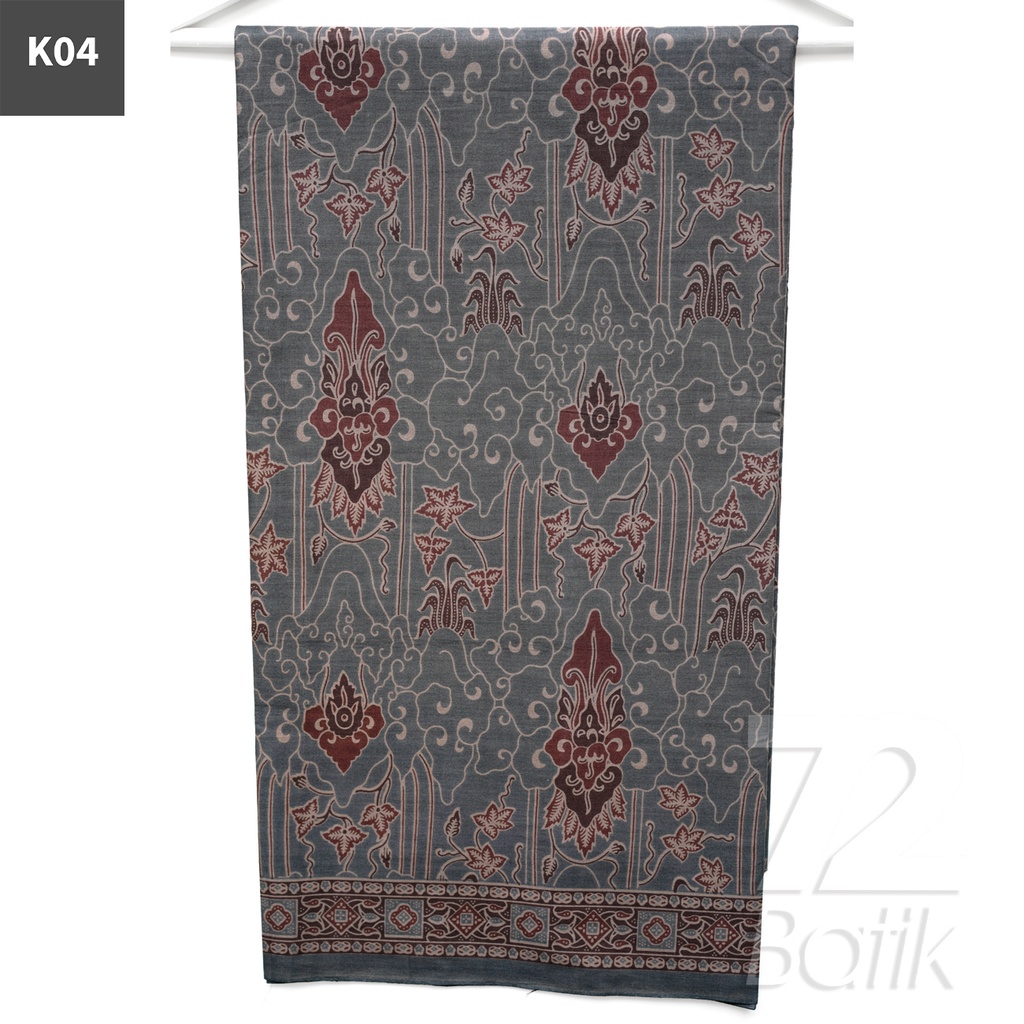 KAIN BATIK PREMIUM Bahan Katun Motif Awan Mega Warna Abu Grey Gray 721162 Cap 72 Jarik Jarit Samping Kebat Panjang Batik Katun Modern Premium Bahan Seragam Batik Pernikahan Kantor Keluarga Murah Kamen Jadi Batik Bali Lembaran