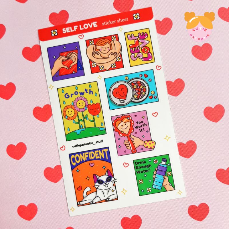 

Valentine Sticker Sheet Self-Love