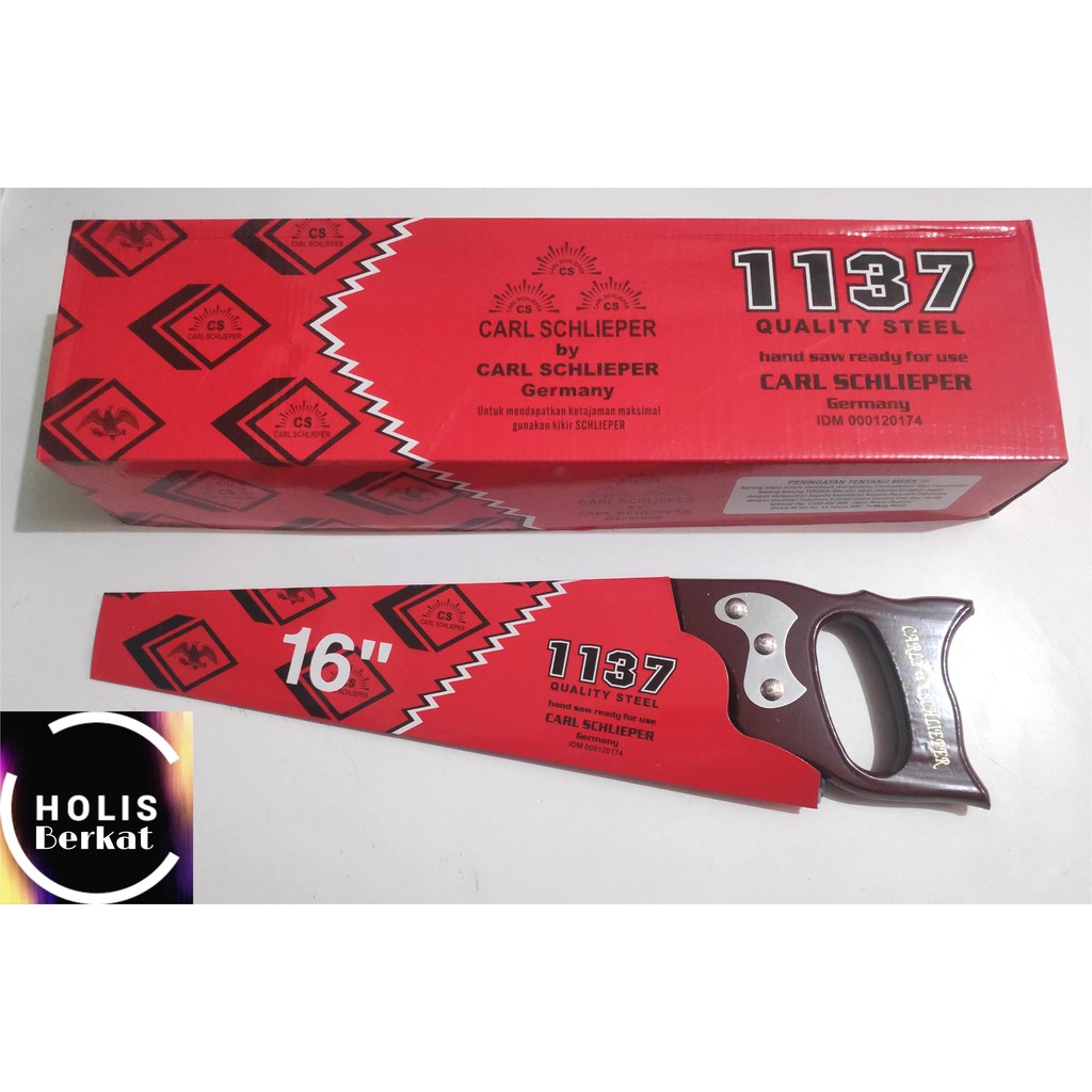 Gergaji Kayu 16&quot; RED 1137 HD Carl Schlieper