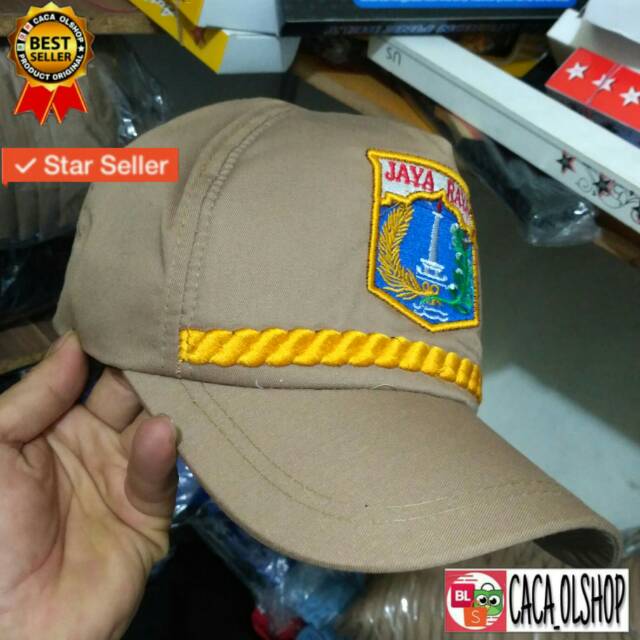 TOPI PNS DKI JAYARAYA BORDIR TIMBUL