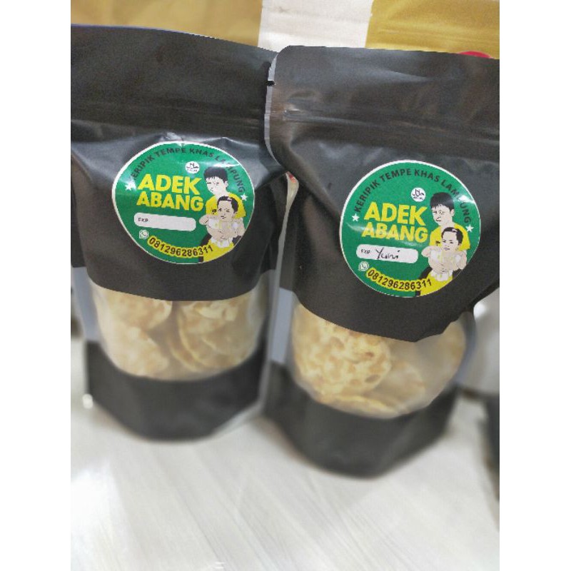 

keripik tempe kemasan khas lampung