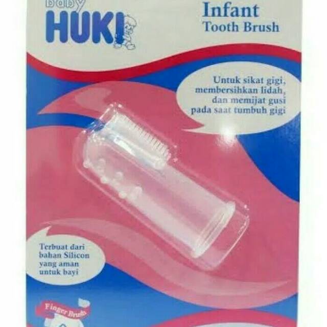 INFANT TOOTH BRUSH HUKI /SIKAT GIGI  JARI /LIDAH BAYI HUKI