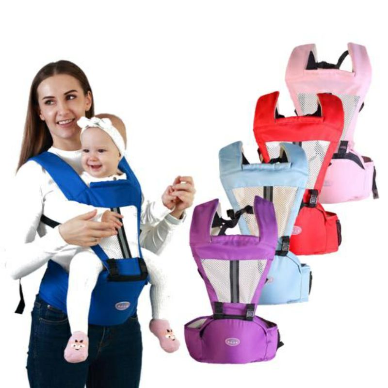 Baby Carrier 3in1 Gendongan Bayi Depan Belakang Hipseat