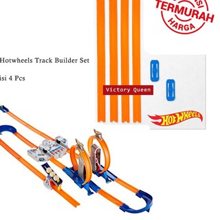 Hotwheels Track Builder Set 4 Pcs 90 Cm Murah Jalur Hot