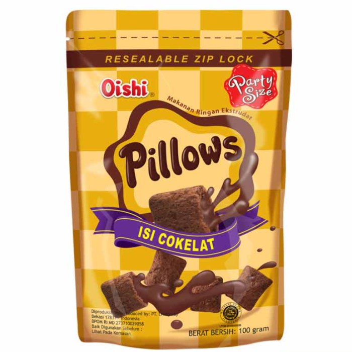 

OISHI PILLOW CHOCOLATE 100G