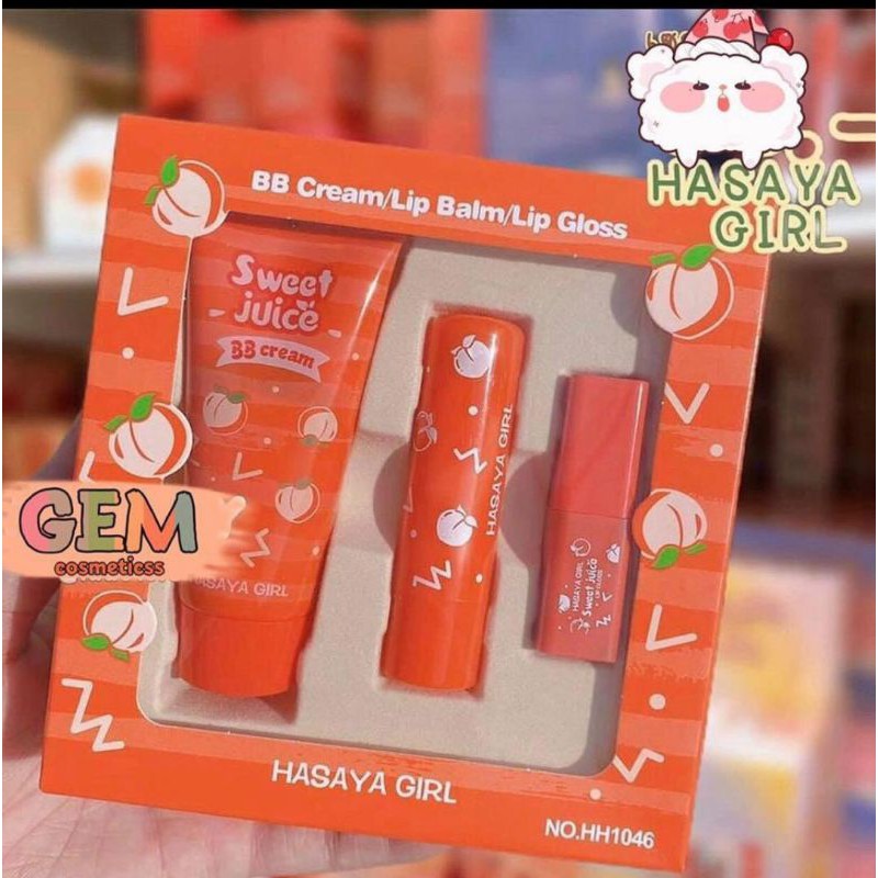 PROMO  1PAKET MAKEUP HASAYAGIRL 3IN1 HH1046