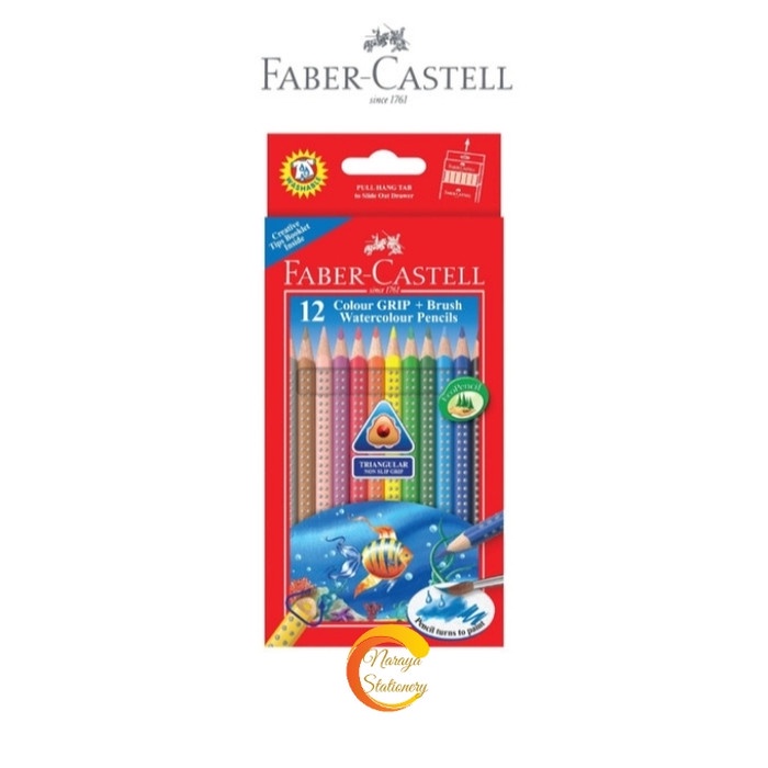 

Trendi Pensil Warna Grip Water Colour Faber Castell 12 L Sale!!!