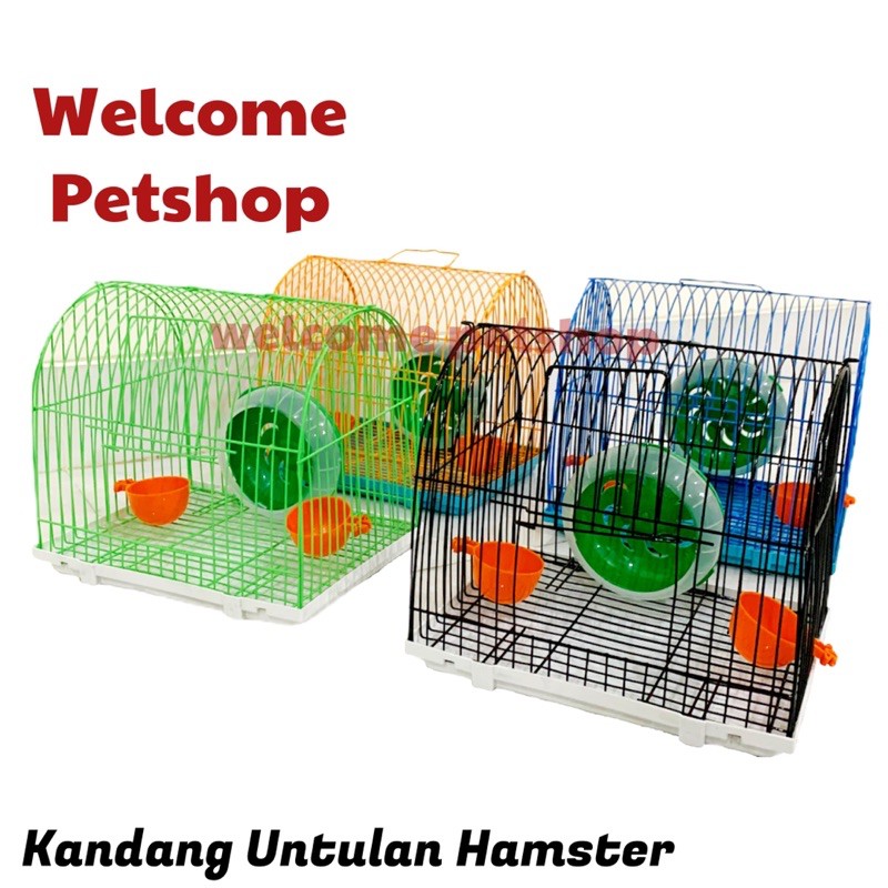 Kandang Untulan Hamster / Merek Sweet / Kandang Hamster Kecil