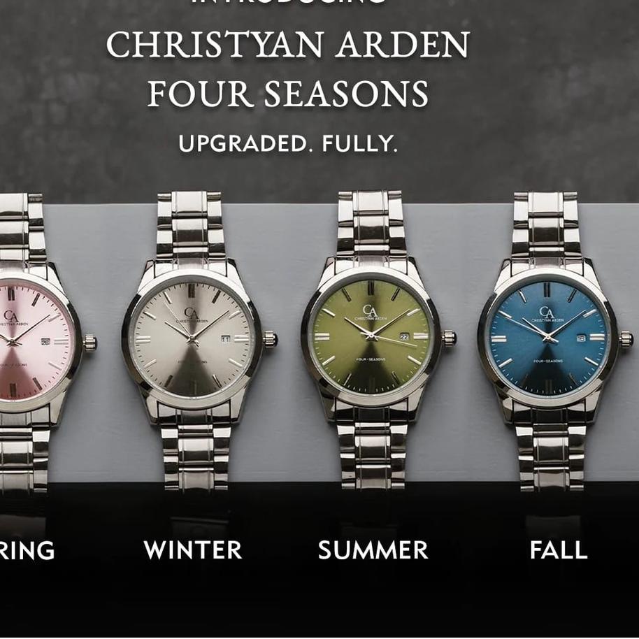 FREE SHIPPING Jam Tangan Pria Christyan Arden FOUR SEASONS - Spring (40mm) [Original]/〖5.5 Fasion sa