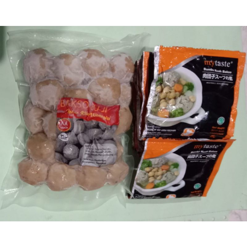 

PAKET HEMAT gratis bumbu kuah baso Bakso Bu ji.gratis bumbu kuah mytaste