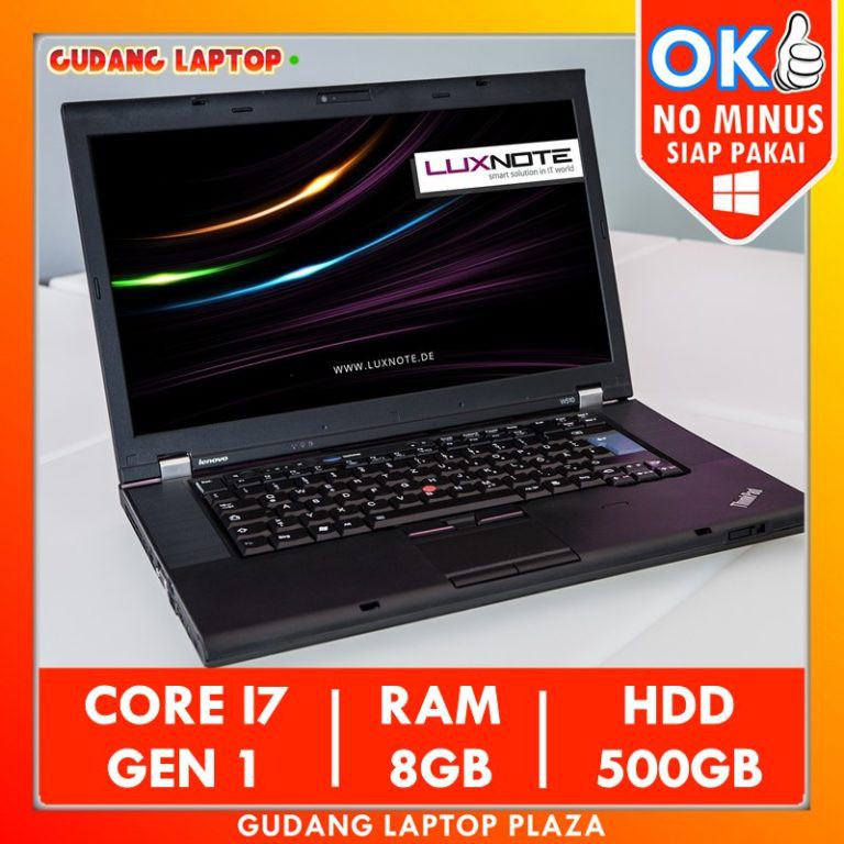 Lenovo Thinkpad W510 Core i7 RAM 8GB Laptop Murah Bekas ...