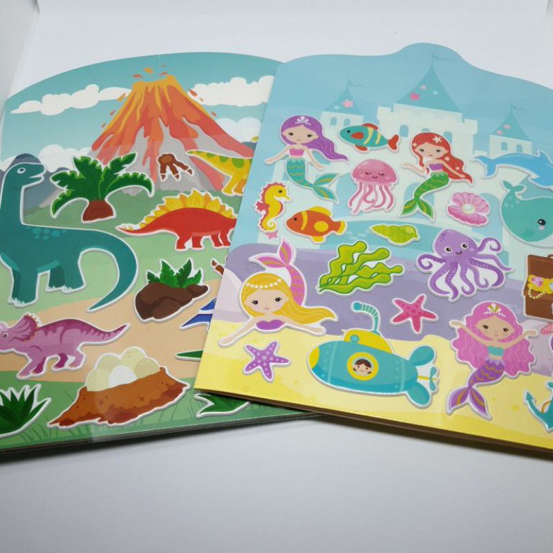 

Sticker Reusable Dengan Background Scene Ukuran Travelling