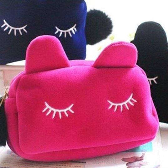 ۞ TAS Eyelash / pouch untuk tempat make up dan eyelash extension super cute ✯
