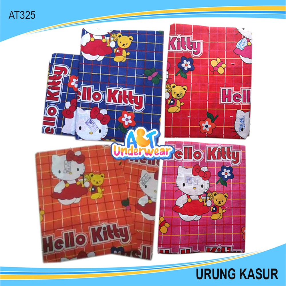 AT325-Urung Kasur Kapuk Motif Hello Kity/Kulit Kasur/Kurung Kasur