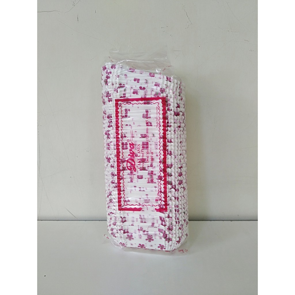 

Alas Kue Kertas / Cake Case Oval 1000pcs