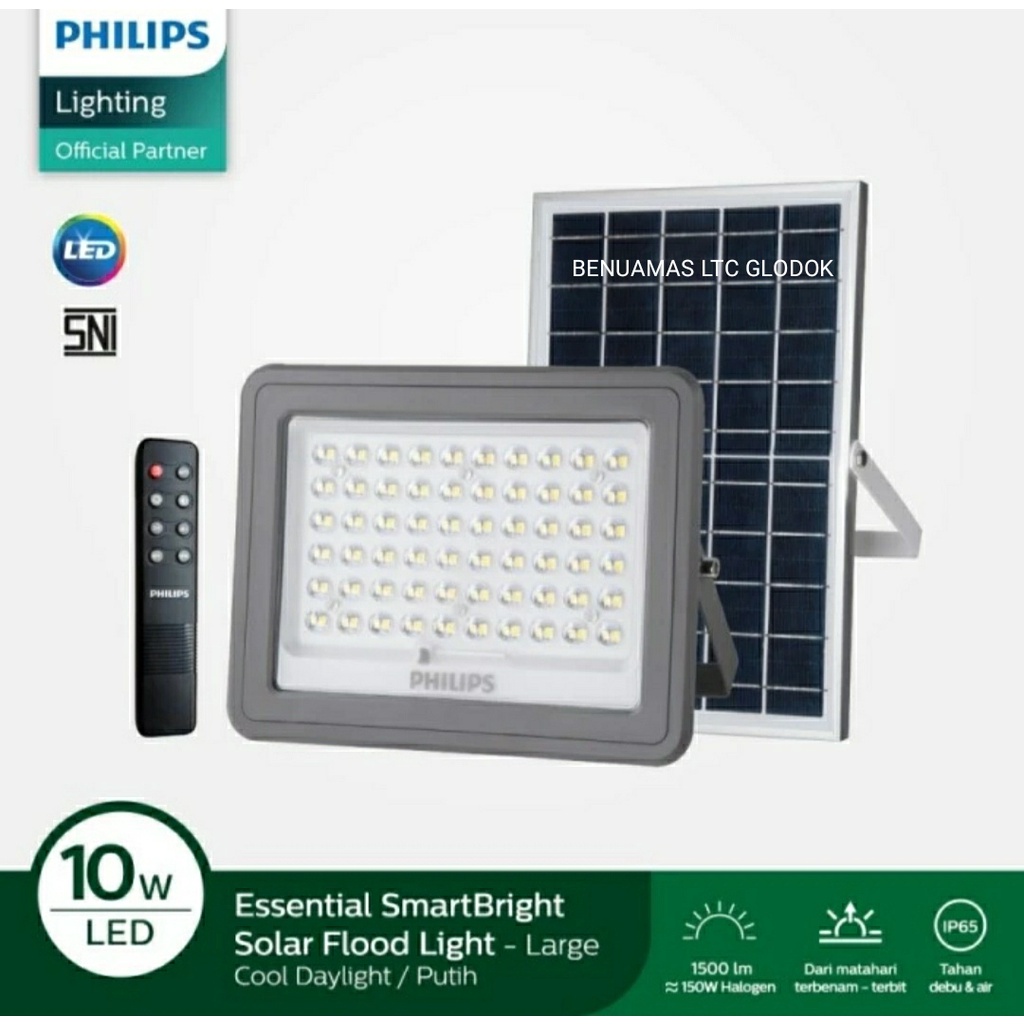 Philips Essential smartBright solar flood light Large/ Lampu solar