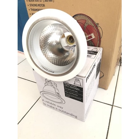 Philips Downlight FBS115 C 5 inch Putih 5” Kap Rumah Lampu White