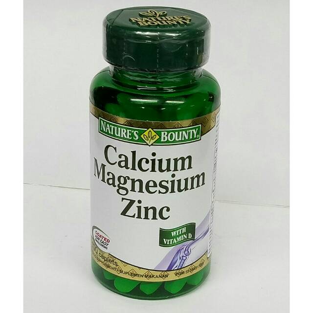 Nature's Bounty Calcium Magnesium Zinc 30's