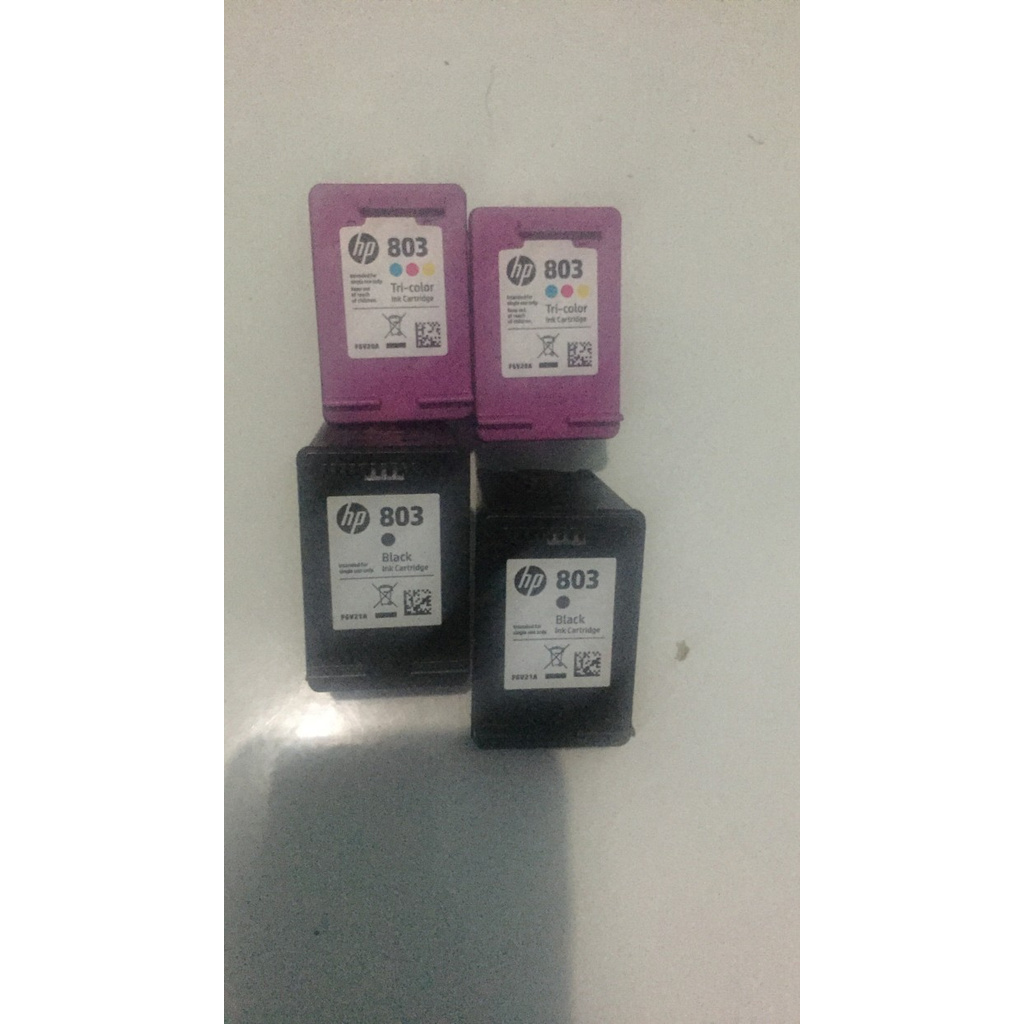

A81Duya Tinta Hp 803 Blcak Dan Color Siap Pake As71S0D