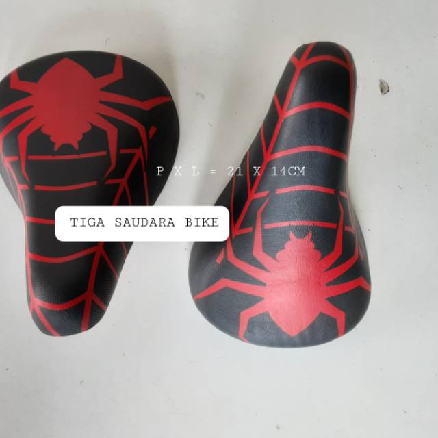 sadel sepeda anak spiderman