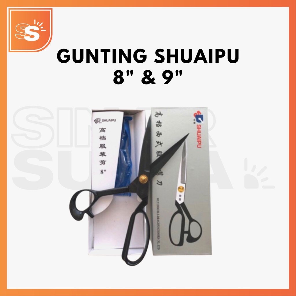 Gunting Kain Shuaipu Ukuran 8&quot; 9&quot; 10&quot;